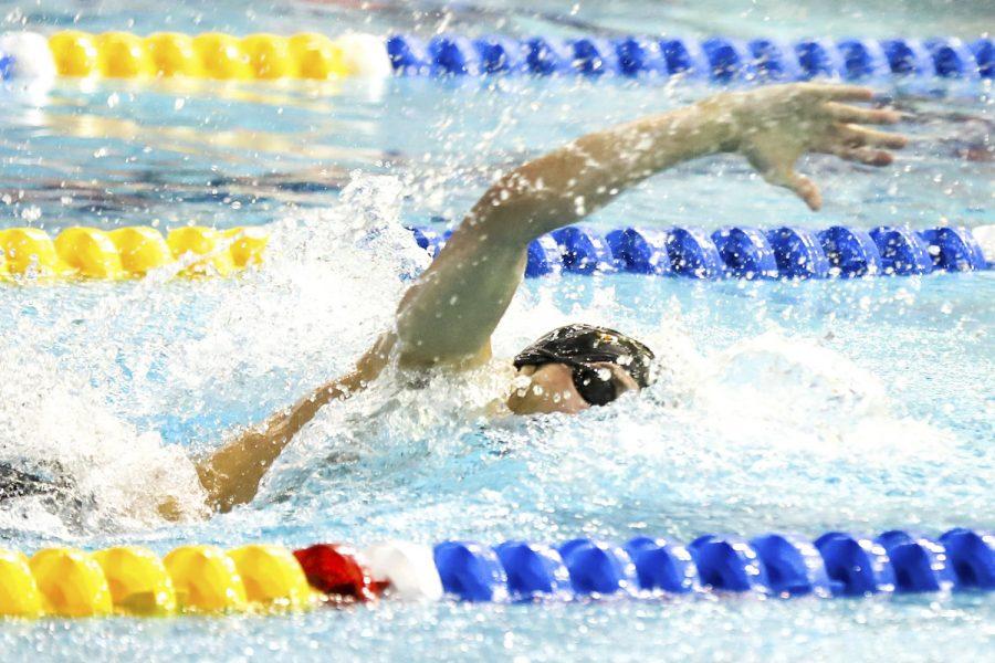 Senior Blaise Vera finished third in the 100-yard freestyle and will represent Pitt in the NCAA Championships from March 24-27.