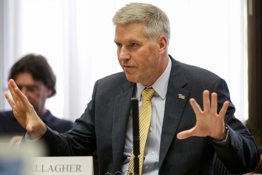 Chancellor Patrick Gallagher, one of the top administrators at Pitt.