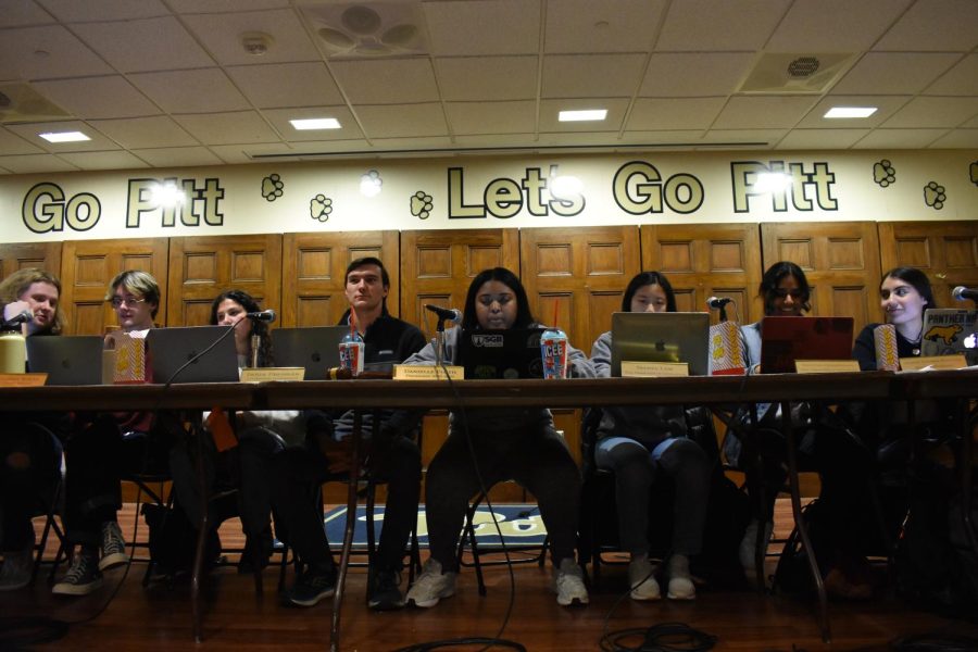 Student Government Board at its weekly meeting in Nordy’s Place Tuesday night.
