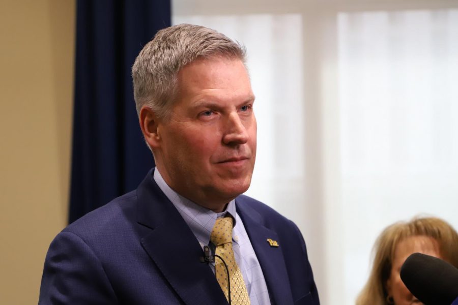 Chancellor Patrick Gallagher.
