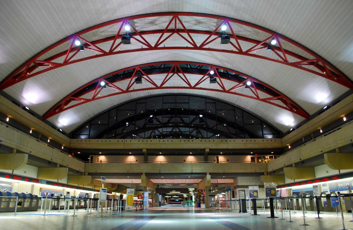 A view of the Landside Terminal of the Pittsburgh International Airport in July 2011.