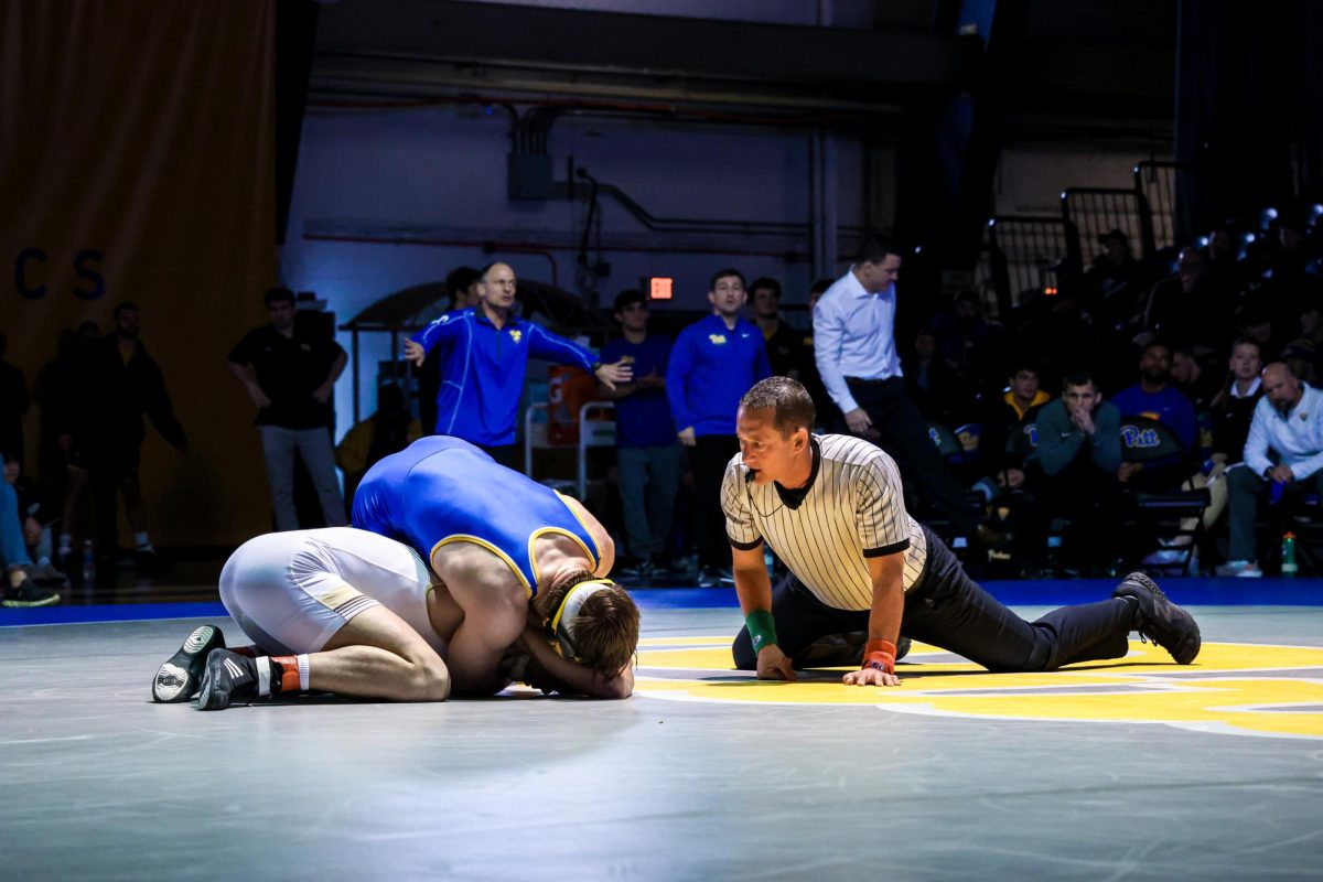 Pitt and Lehigh wrestle in the Fitzgerald Field House on Sunday, Nov. 24, 2024.

